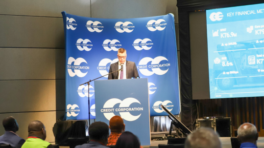 Credit Coporation CEO Danny Robinson, speaking during the 2022 Annual General Meeting